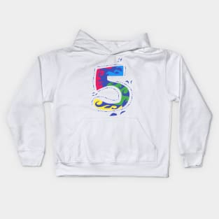 Number 5 Kids Hoodie